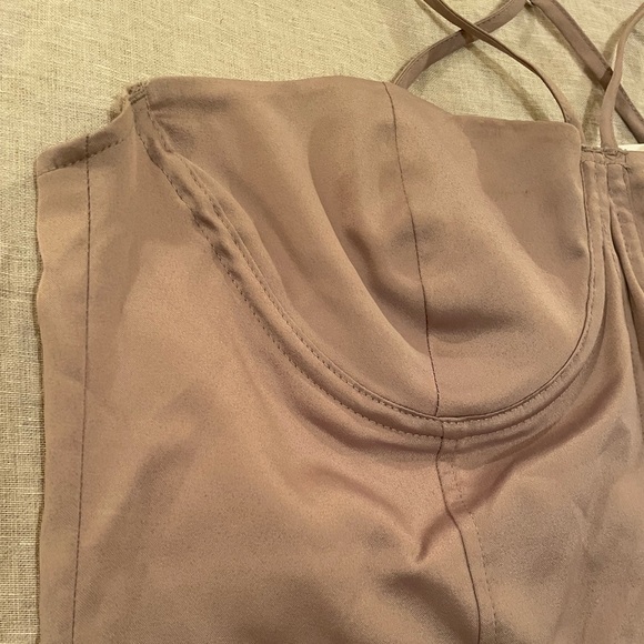 ZARA Satin Effect Body Suit - Picture 4 of 6